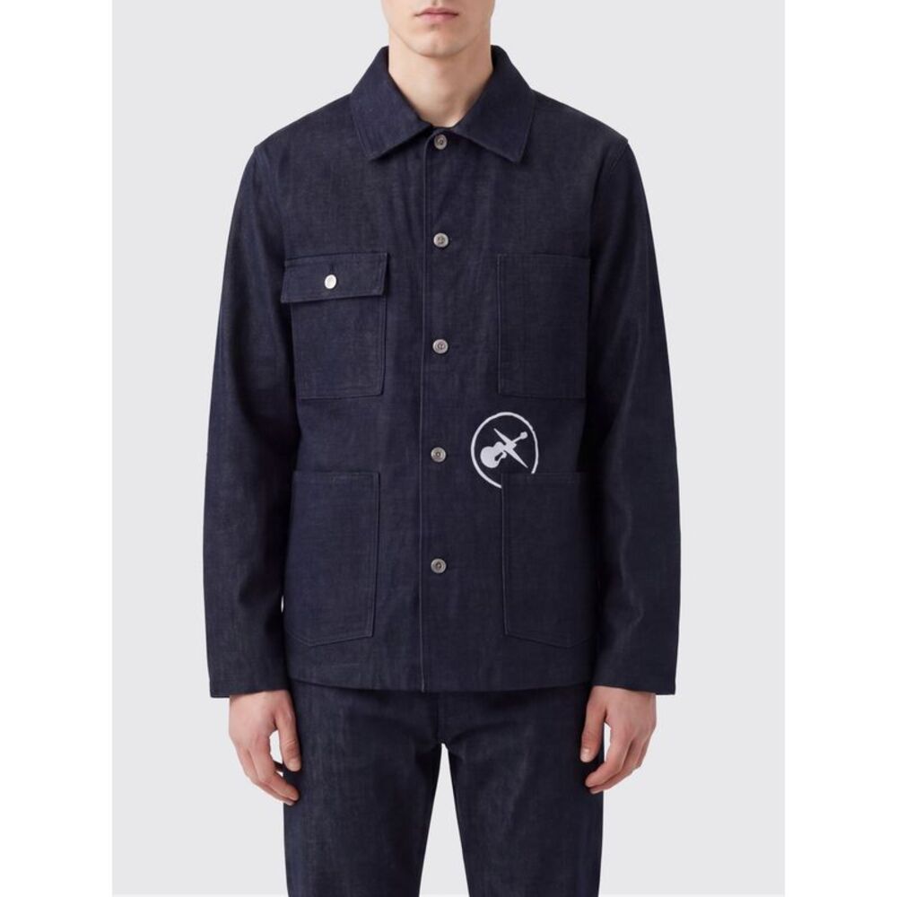 A.P.C. Men A.P.C. X Frgmt Relaxed Fit Cotton Denim Jacket